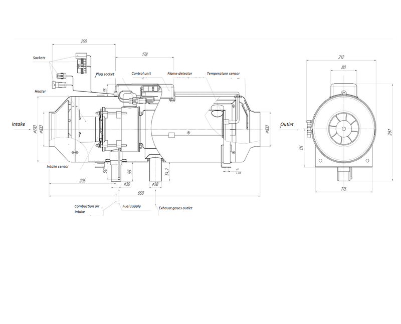 Autoterm Air 8 KW 24 Volt