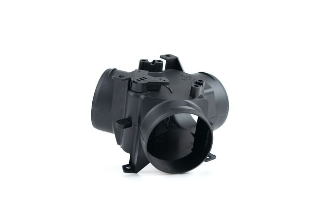 Hovedbilde Y-stykke med vendbart spjeld 90 mm