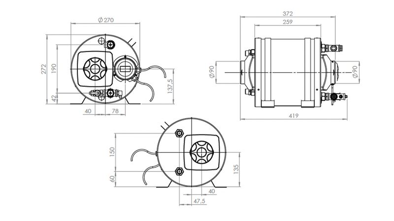 Autoterm combiBoil 7 Liter 12V 300 watt